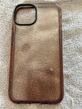 Cellhelmet Clear Brown-Tinted Protective Phone Case. Iphone14